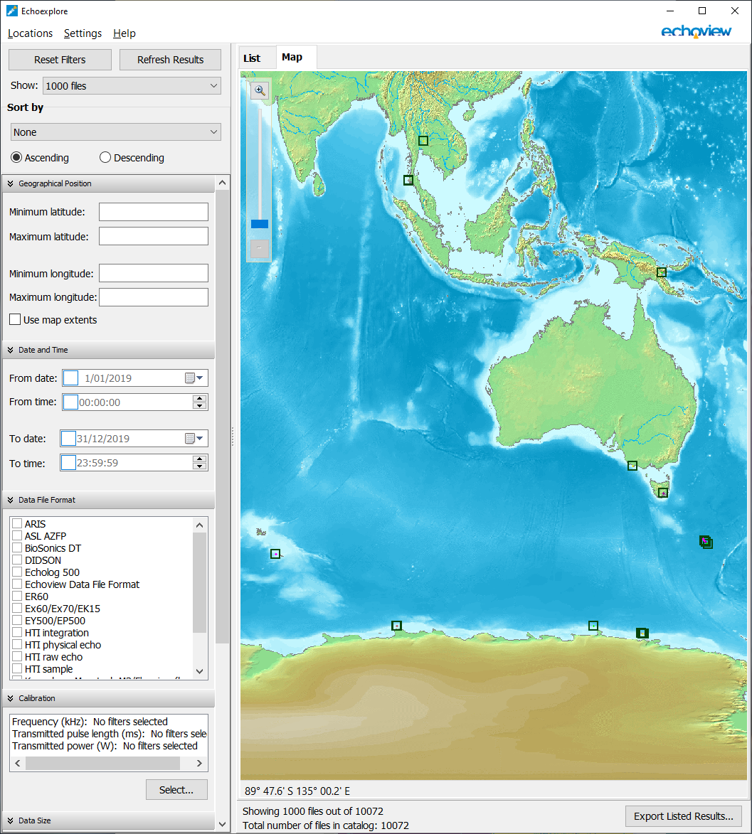 Echoexplore - Hydroacoustic Data & File Management Software | Echoview