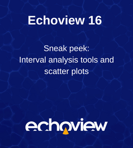 Echoview 16 sneak peek, interval analysis