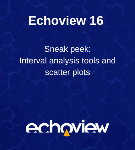 Echoview 16 sneak peek, interval analysis