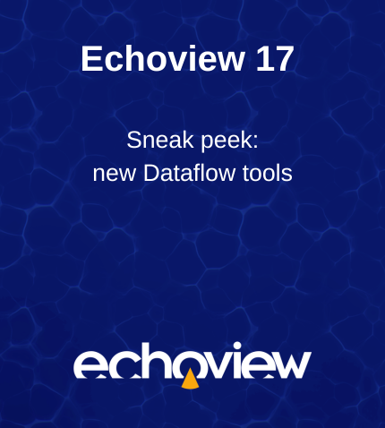 Echoview 17 Dataflow tools