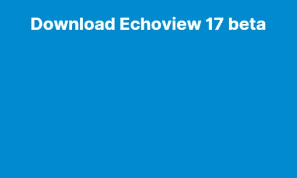 Echoview 17 beta download button
